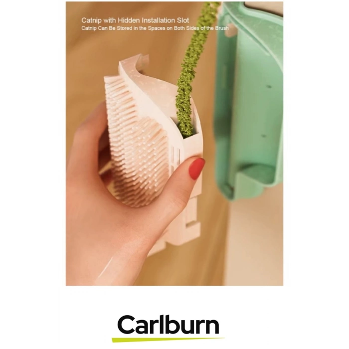 Özel Üretim Tüy Dökümü Azaltıcı Kedi Otu Hazneli Kaşınma Tarama Aparatı Fırçası