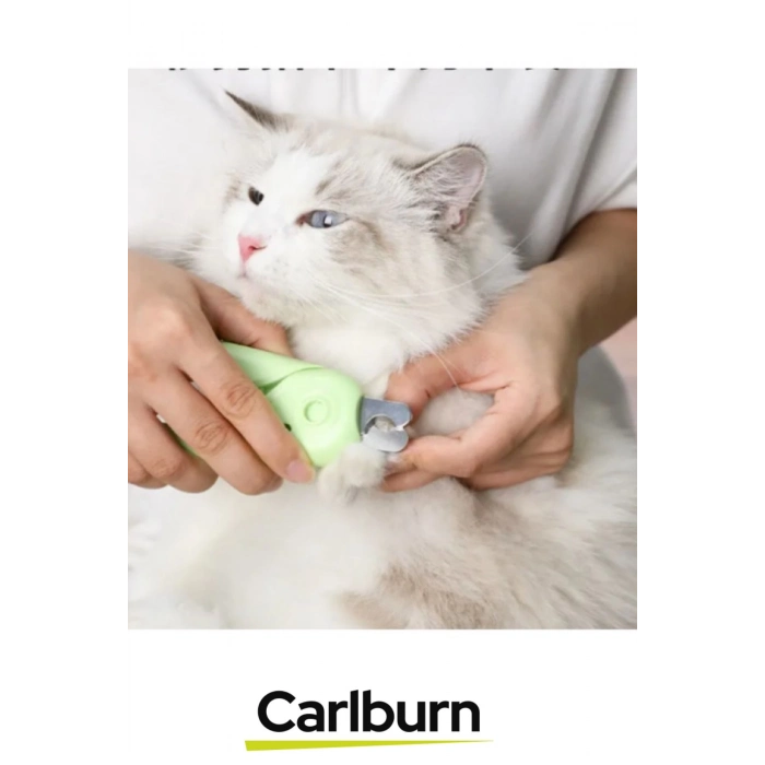 Özel Üretim Pilli Taşınabilir Törpülü Ergonomik Led Işıklı Evcil Hayvan Kedi Köpek Kuş Tırnak Makası