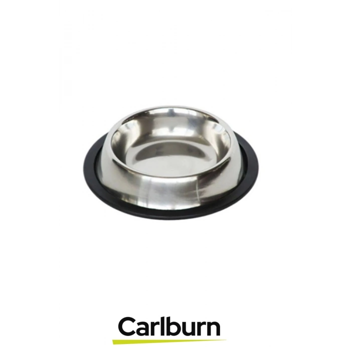 Özel Üretim Dayanıklı Uzun Ömürlü Sağlam Şık Paslanmaz Çelik Metal Kedi Köpek Mama Su Kabı 34 cm