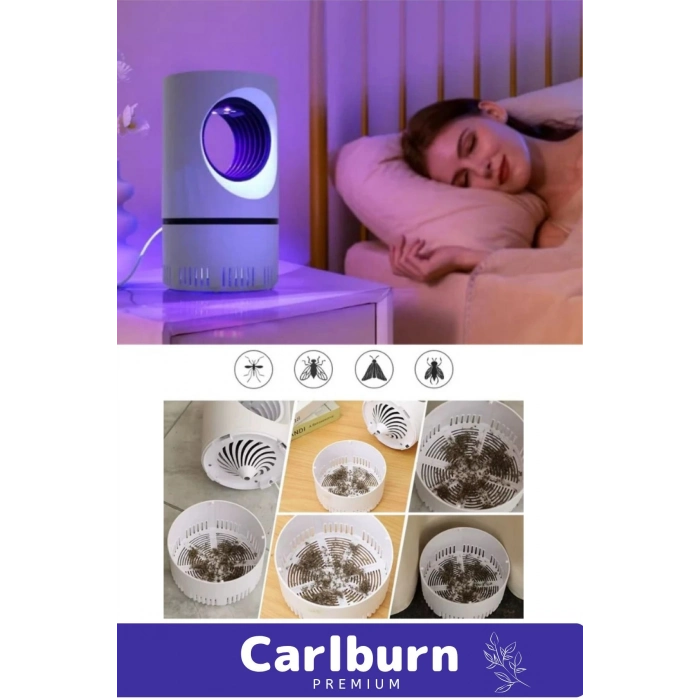 Premium Sessiz Yükseltmiş Güç 6 Uv Işık Elektrikli Uv Sinek Sivrisinek Haşere Öldürücü Lamba