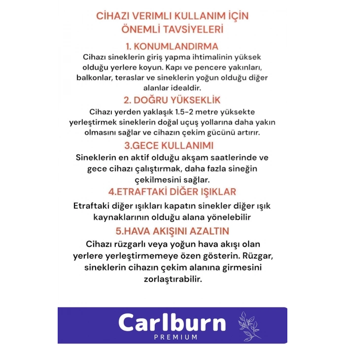 Premium Yükseltmiş Güç Çift Florasan Elektrikli Uv Zincirli Askılı Sinek Sivrisinek Öldürücü 220V