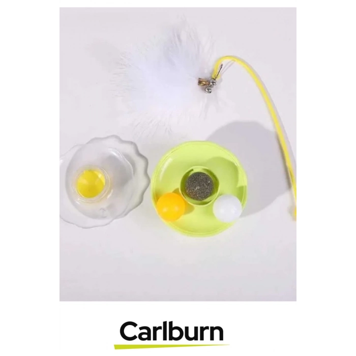 Özel Üretim Oyun Eğlence Vakit Geçirme Sağlayan Yumuşak Tüylü Zilli Kedi Otlu Hacıyatmaz Oyuncağı