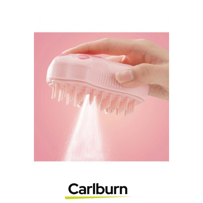 Özel Üretim Tüy Bakımı Kolaylaştıran Silikon Su Hazneli Doldurulabilen Pati Tasarımlı Buharlı Tarak