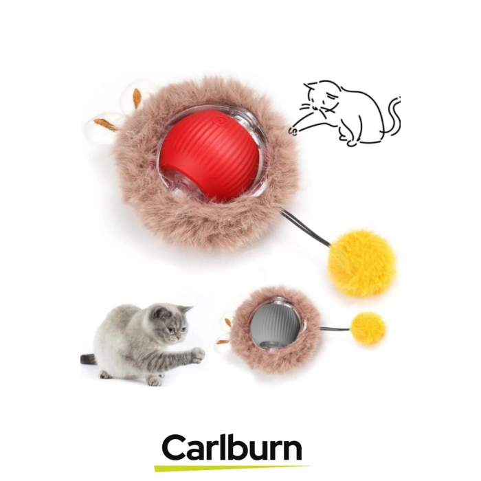 Premium Seri Küçük Boyutlu Yumuşak Tüylü Usb Şarjlı Kedi Oyuncağı