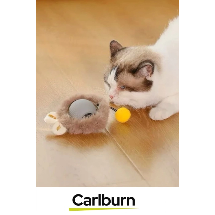 Premium Seri Küçük Boyutlu Yumuşak Tüylü Usb Şarjlı Kedi Oyuncağı