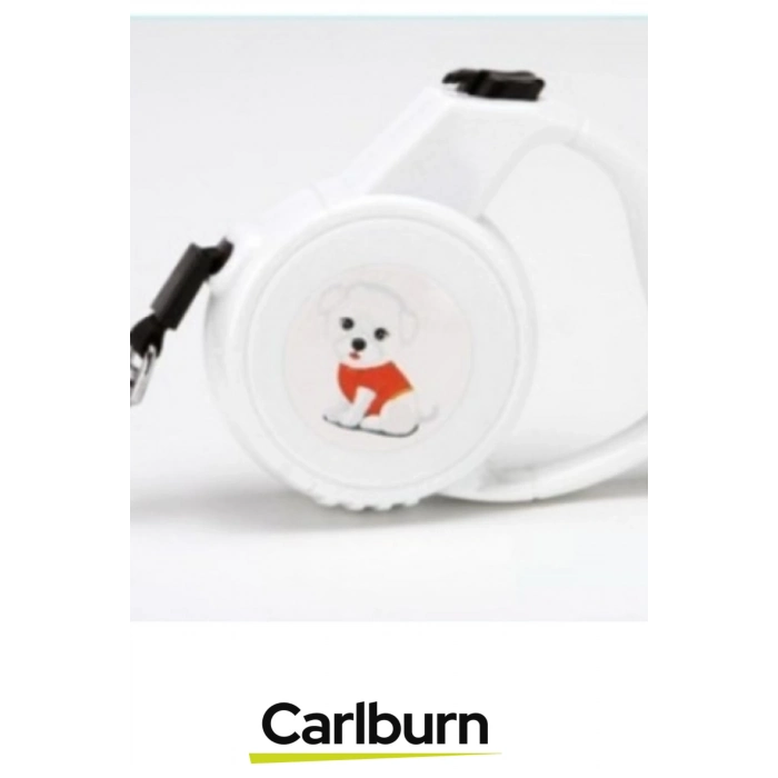 Dayanıklı Sağlam Mekanizmalı Tek Tuş Kontrollü Sevimli Otomatik Köpek Gezdirme Tasması 2.5 Metre