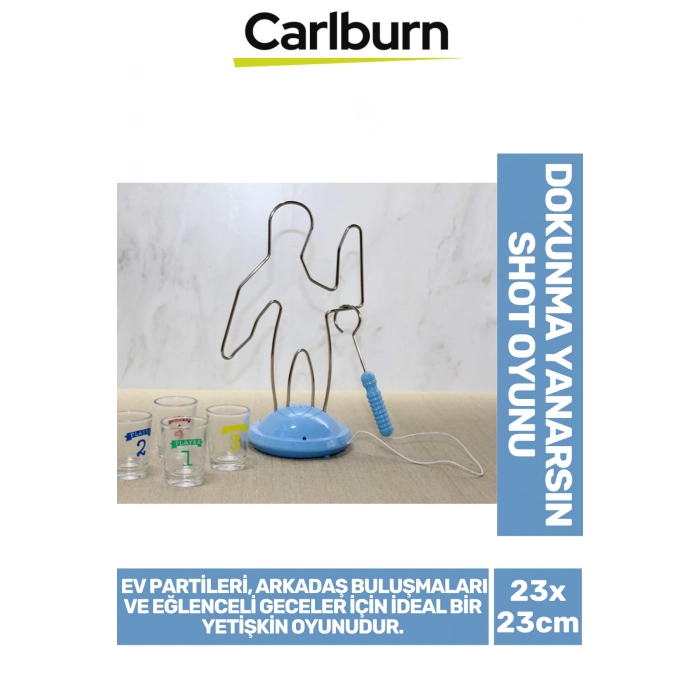 Özel Üretim Arkadaş Ev Parti Etkinlik Sesli Dokunma Yanarsın Eğlenceli Shot Oyunu 23x23