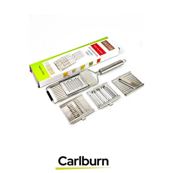 Özel Üretim Tutma Saplı Ergonomik Meyve Sebze Yüksek Kaliteli Paslanmaz Çelik 4lü Set El Rendesi