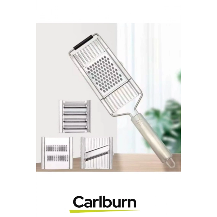 Özel Üretim Tutma Saplı Ergonomik Meyve Sebze Yüksek Kaliteli Paslanmaz Çelik 4lü Set El Rendesi