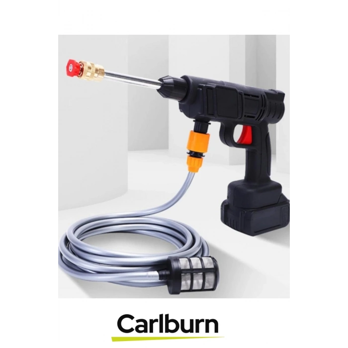 Premium Süper Güçlü 48V Şarjlı Çift Bataryalı Taşınabilir Basınçlı Yıkama Bahçe Sulama Oto Tabancası