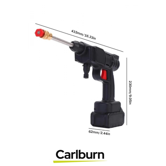 Premium Süper Güçlü 48V Şarjlı Çift Bataryalı Taşınabilir Basınçlı Yıkama Bahçe Sulama Oto Tabancası