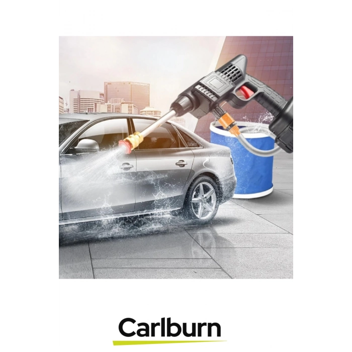 Premium Süper Güçlü 48V Şarjlı Çift Bataryalı Taşınabilir Basınçlı Yıkama Bahçe Sulama Oto Tabancası