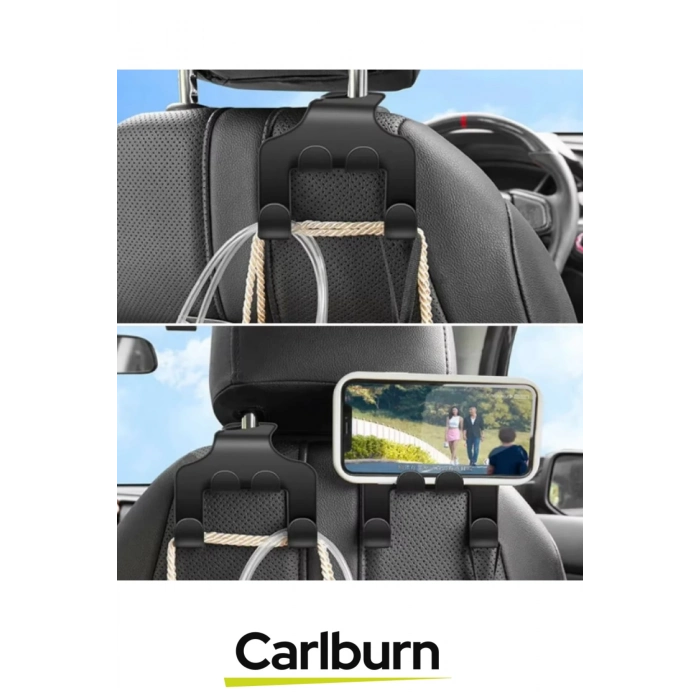 Özel Üretim Kolay Tak Çıkar Sağlam Plastik Telefon Elbise Çanta Asma Askı Araç Arka Koltuk Kancası