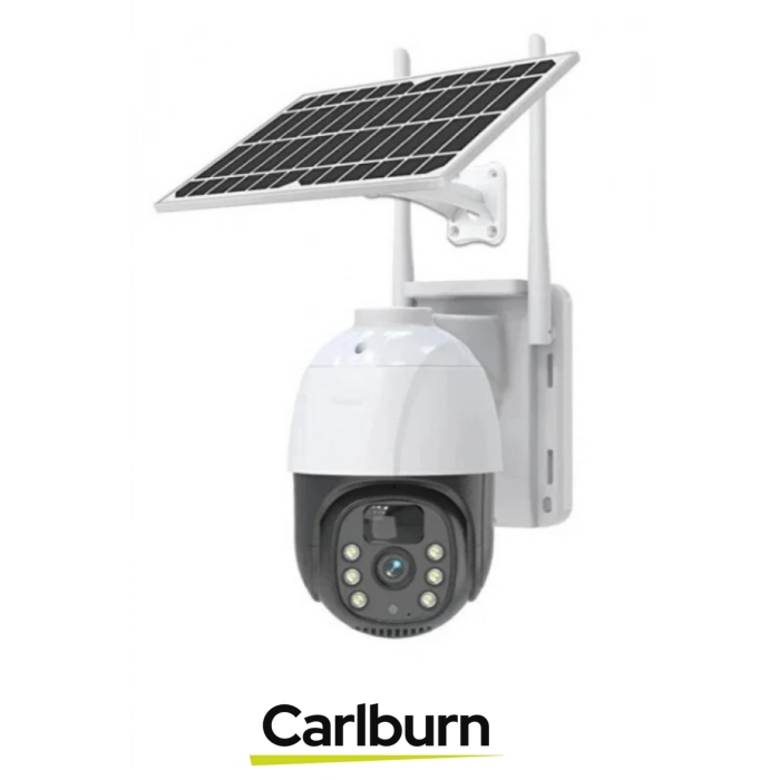 360° Dönen PTZ Kontrol Hareket Algılama Teknolojisi 8000 mAh Güneş Enerji Dış Mekan Güvenlik Kamera