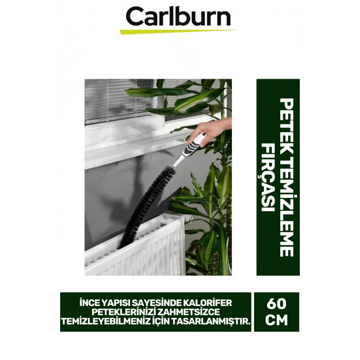 Premium Toz Alma Hafif Püsküllü 60cm Kalorifer Petek Detaylı Temizleme Fırçası