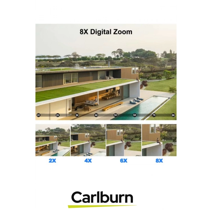 Çift Yönlü İletişim Hareket Algılama Sensörü H.265 Video Gece Görüşü 3 Lens Wi-Fi Güvenlik Kamerası