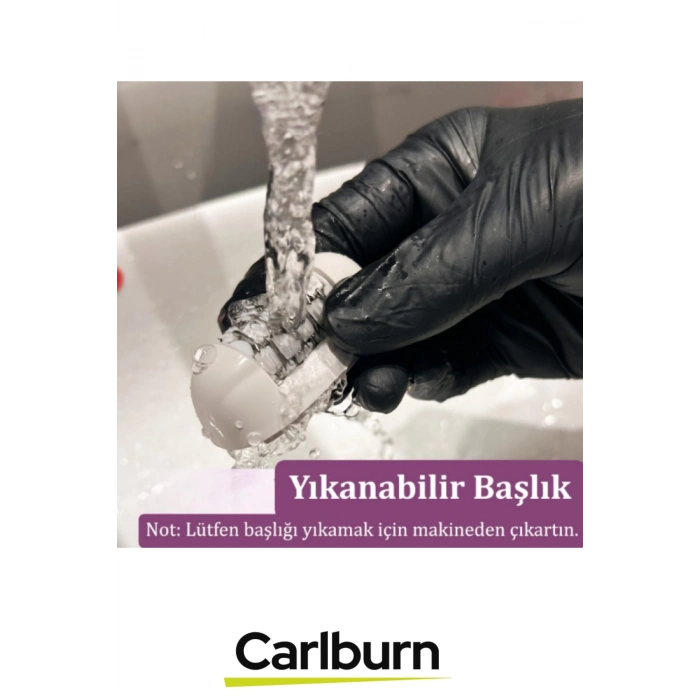 Premium Şarjlı Ergonomik Kompakt 2 Kademe Hız Ayarlı Profesyonel Döner 2 Başlıklı Epilasyon Aleti