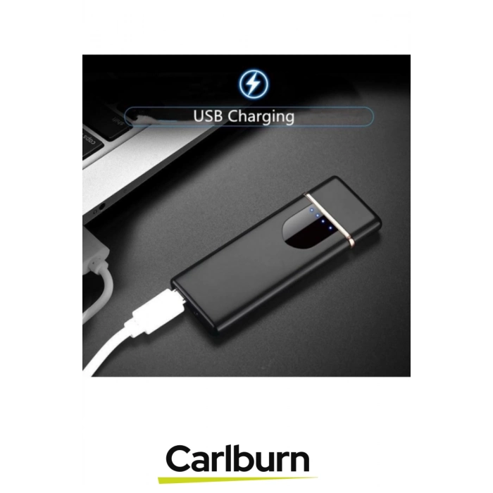 Premium Usb Şarjlı Rüzgardan Etkilenmez Dayanıklı Uzun Ömürlü Dokunmatik Alevsiz Elektrikli Çakmak