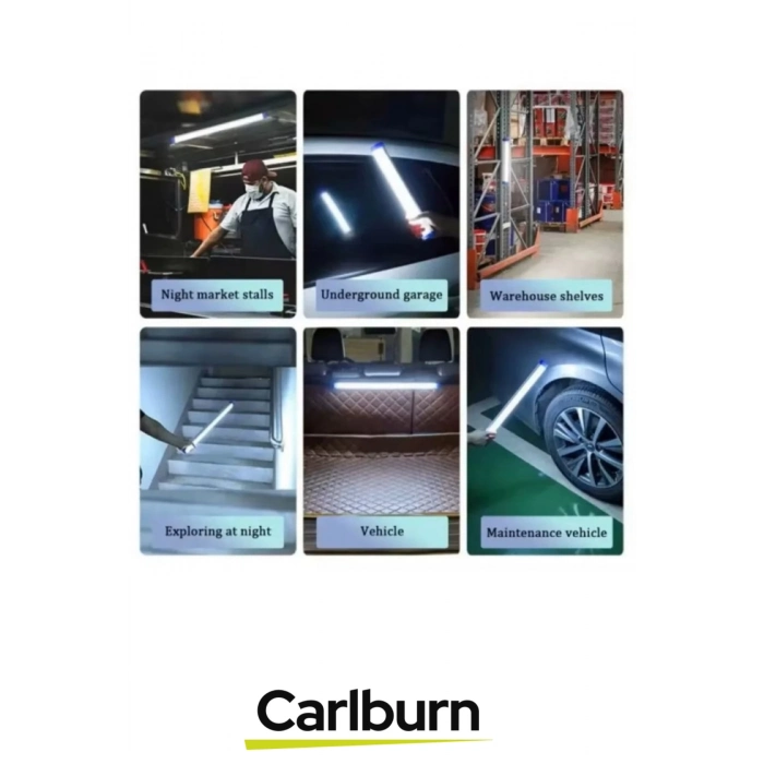 60000 Saat Ömür Mıknatıslı 120° Sensör Algılama USB Şarjlı LED Aydınlatma Işıldak 3 Farklı Işık Modu