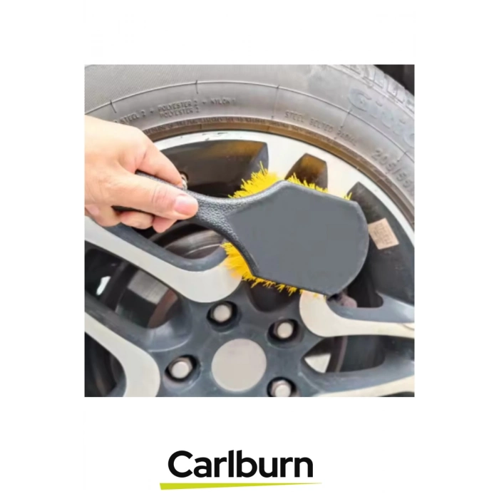 Premium Dayanıklı Ergonomik Yoğun Sert Kıl Yapılı Araba Motorsiklet Bisiklet Jant Temizleme Fırçası