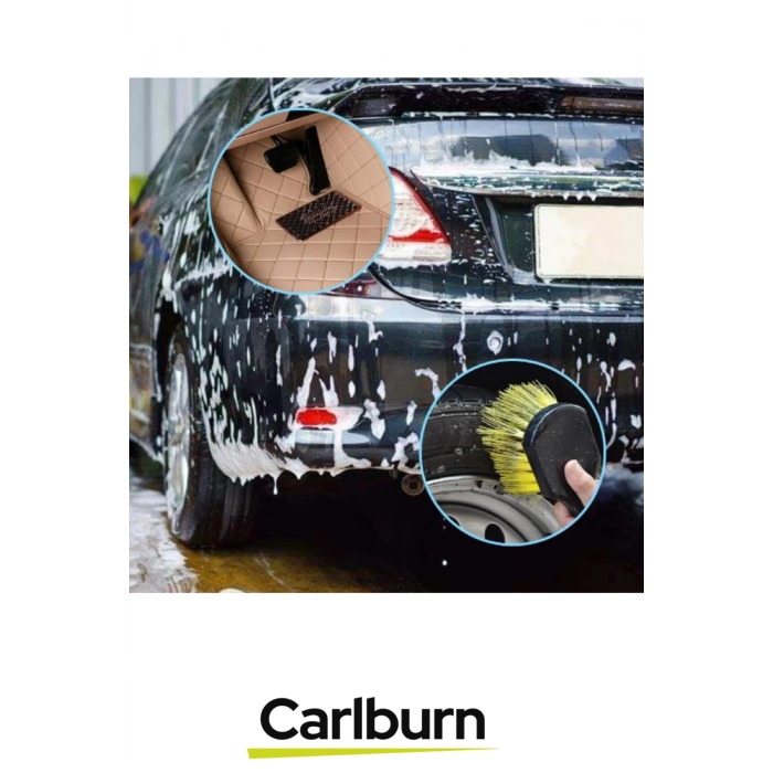 Premium Dayanıklı Ergonomik Yoğun Sert Kıl Yapılı Araba Motorsiklet Bisiklet Jant Temizleme Fırçası