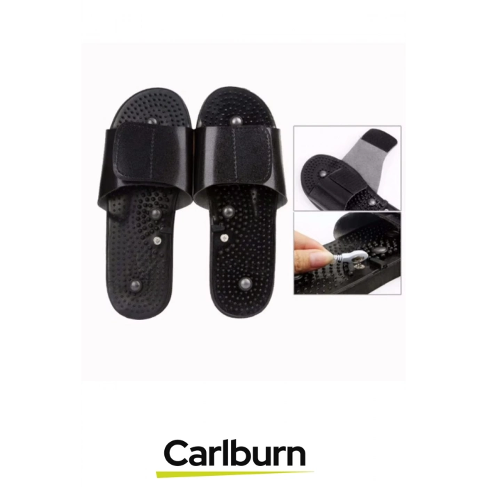 Premium Elektriksel İmpuls Kas Rahatlatıcı Sinir Nokta Terlikli Tens Ayak Terapi Masaj Aleti