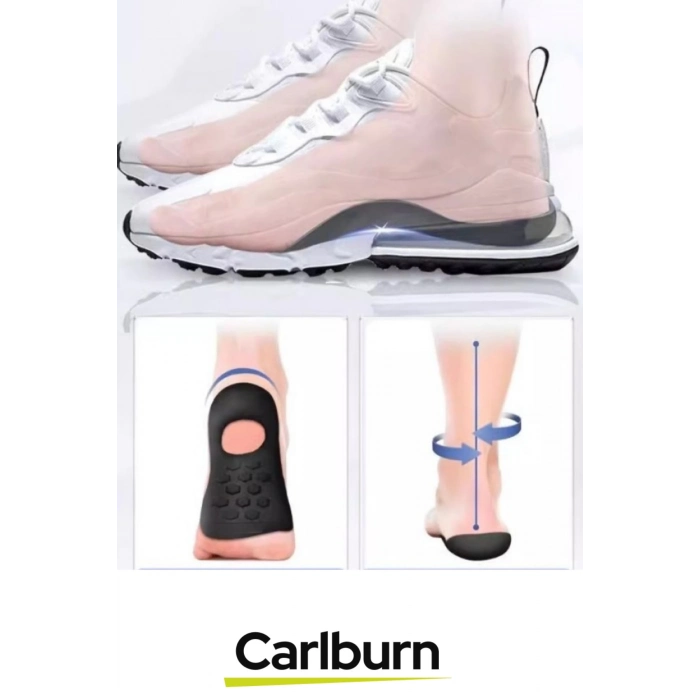 Özel Üretim Yumuşak Silikon Yürüyüş Konfor Artırıcı Esnek Düz Taban Düzeltici Topuk Yastığı