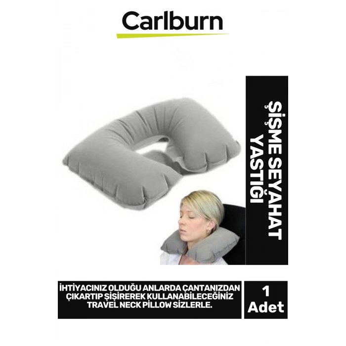 Özel Üretim Kamp Yolculuk Seyahat Uçak Otobüs Araba Dayanıklı Şişme Seyahat Yastığı