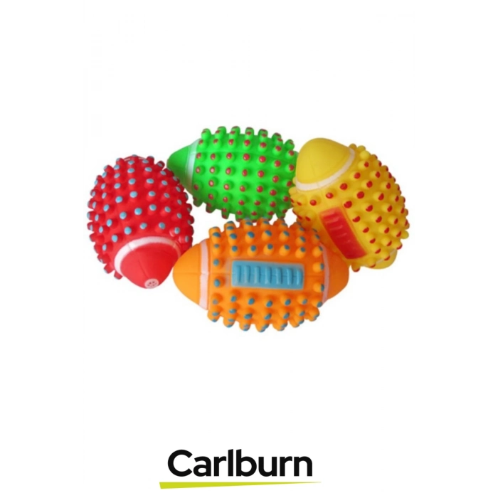 Özel Üretim Dayanıklı Evcil Hayvan Etkili Dikenli Sesli Köpek Diş Kaşıma Temizleme Topu