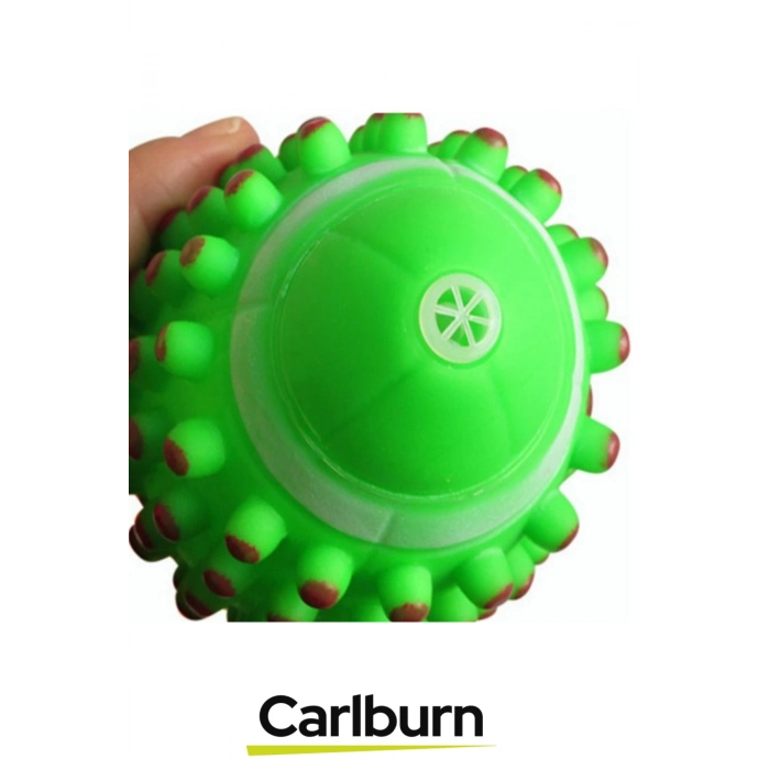 Özel Üretim Dayanıklı Evcil Hayvan Etkili Dikenli Sesli Köpek Diş Kaşıma Temizleme Topu