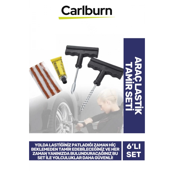 Özel Üretim Pratik Macun Fitil Atma Patlayan Araç Bisiklet Lastik Dayanıklı Tamir Seti Kiti