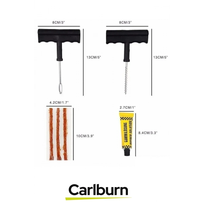 Özel Üretim Pratik Macun Fitil Atma Patlayan Araç Bisiklet Lastik Dayanıklı Tamir Seti Kiti