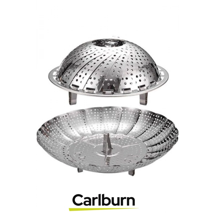 Yüksek Kaliteli Katlanıp Açılabilir Tencere İçi Paslanmaz Çelik Buharda Haşlama Pişirme Sepeti