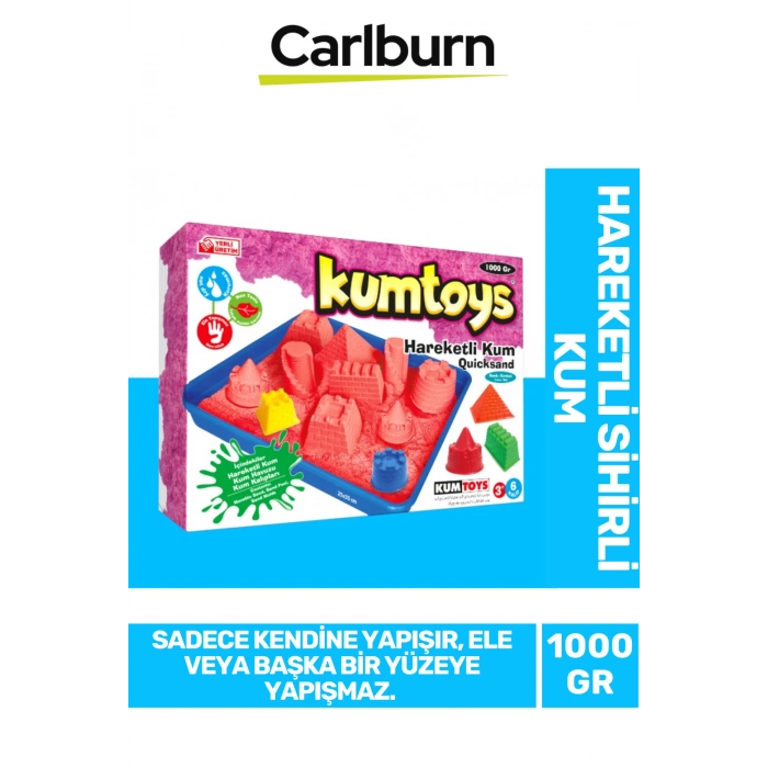 Özel Üretim Dağılmayan Akışkan Kıvamlı Kolay Şekil Alabilen Yapışmaz Hareketli Sihirli Kum