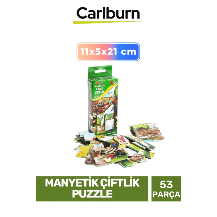 Özel Üretim Eğitici Zeka Geliştirici Öğretici El Göz Koordinasyonu Manyetik Çiftlik Puzzle 53 Parça