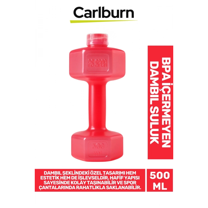 Özel Tasarım Bpa İçermeyen Gıdaya Uygun Plastik Spor Günlük Kamp Koşu Dambıl Suluk 500 ml