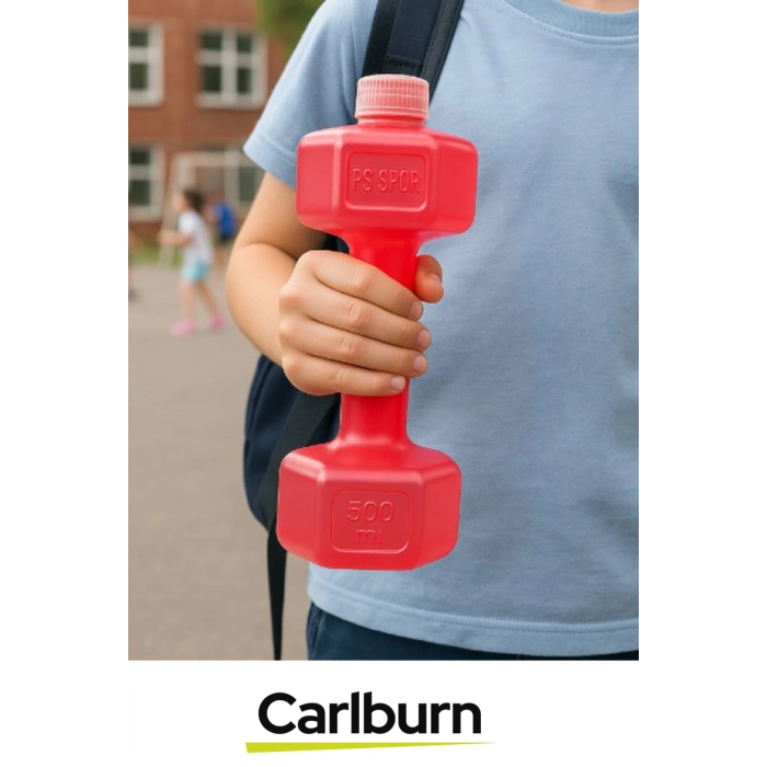 Özel Tasarım Bpa İçermeyen Gıdaya Uygun Plastik Spor Günlük Kamp Koşu Dambıl Suluk 500 ml