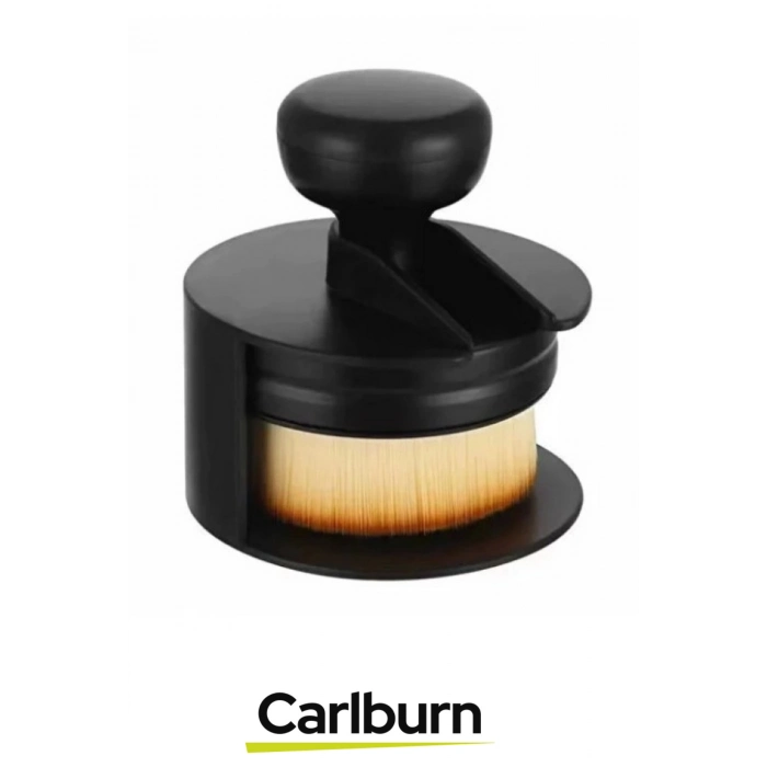 Özel Üretim Araç Otomobil Bakım Parlak Görünüm Tutma Saplı Kaymaz Siyah Lastik Parlatma Fırçası