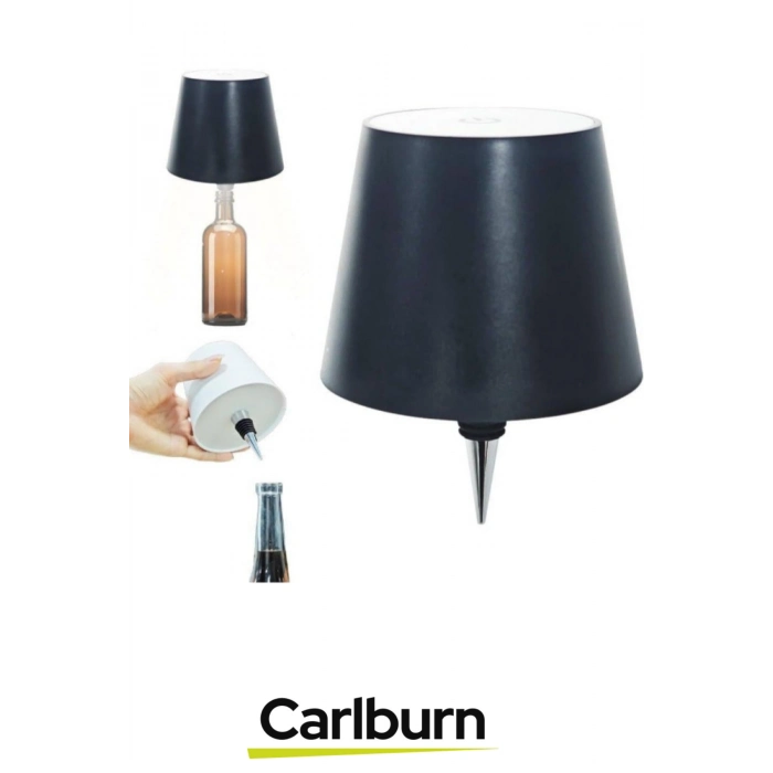 Özel Tasarım Şarjlı Balkon Bahçe Oda Dekorasyonu Masaüstü Aydınlatma Romantik Kablosuz Şişe Lambası