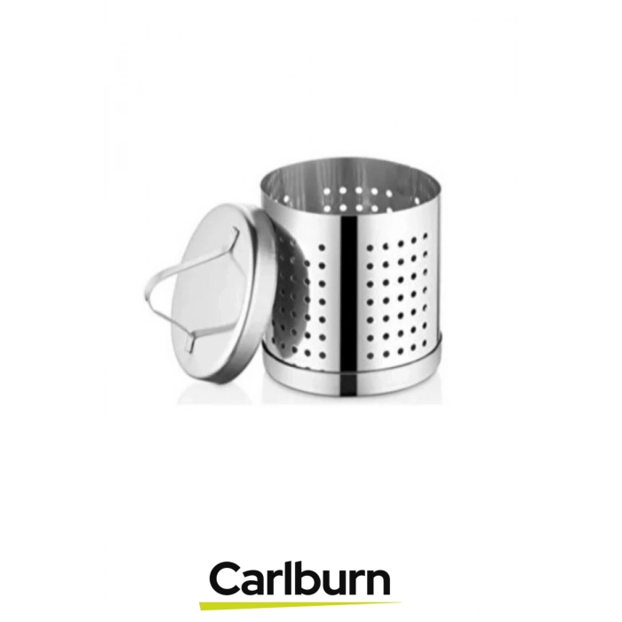 Özel Üretim Paslanmaz Çelik Sıcak Soğuk Su Dayanıklı Delikli Geniş Hazneli Büyük Metal Çay Süzgeci