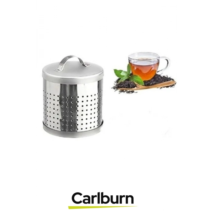 Özel Üretim Paslanmaz Çelik Sıcak Soğuk Su Dayanıklı Delikli Geniş Hazneli Büyük Metal Çay Süzgeci