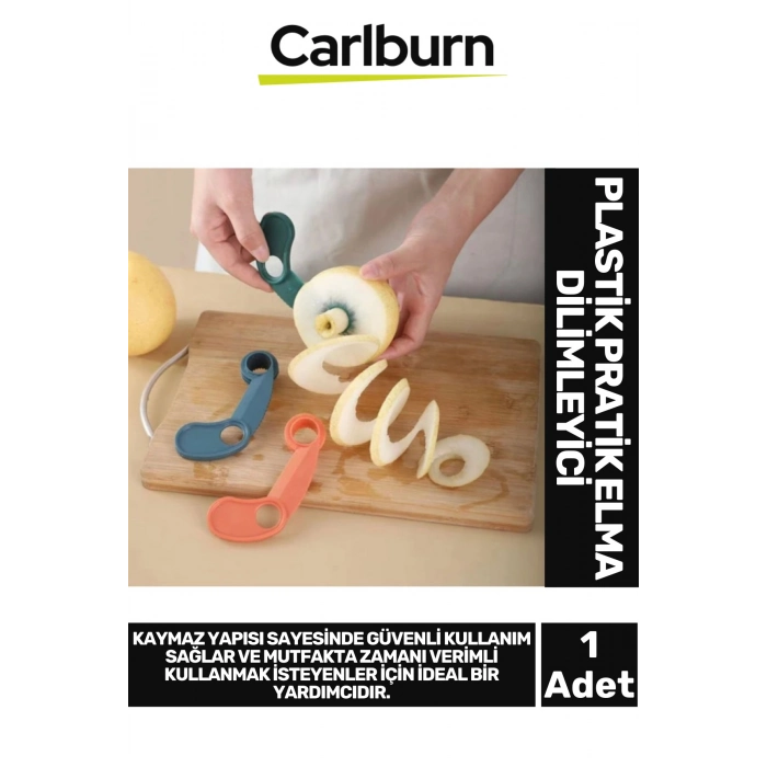 Özel Üretim Dayanıklı Plastik Sağlam Keskin Kesici Sağlam Ergonomik Kaymaz Pratik Elma Dilimleyici