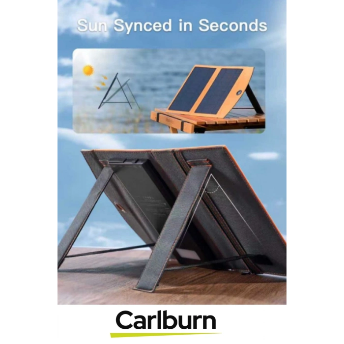 Premium Type-C USB Portlu Led Işık Göstergeli Solar Güneş Enerjili Powerbank 10000 mAh