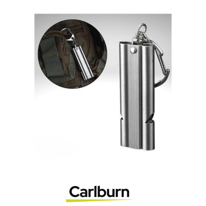 Özel Tasarım Paslanmaz Çelik Kamp Deprem Spor Stadyum Yangın Uyarı Alüminyum SOS Düdük Anahtarlık