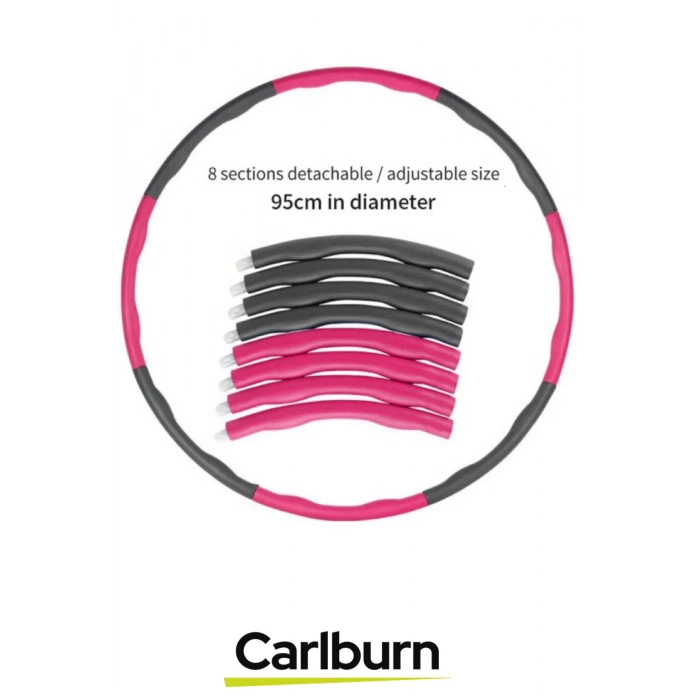 Özel Üretim 72-95 Cm Taşınabilir Ayarlanabilir Kalori Vücut Spor 8 Parçalı Ayarlanabilir Hulahop