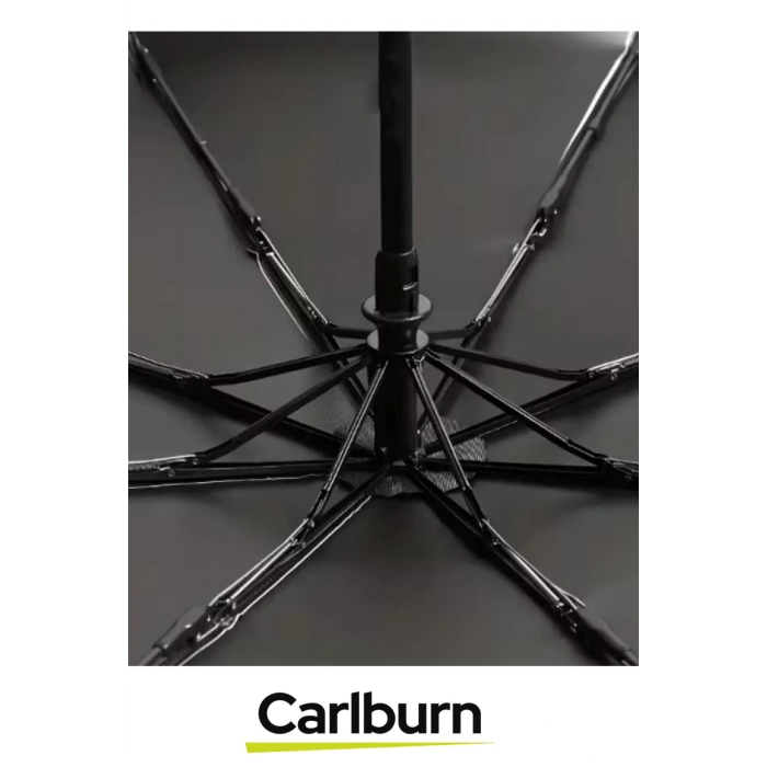 Premium Su Geçirmez Rüzgara Dayanıklı Koruma 8 Telli Kılıflı Otomatik Kompakt Yağmur Şemsiye