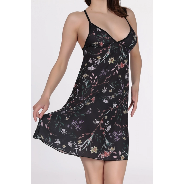 Yeni Sezon Fantezi Love Dudak Desenli Seksi Kadın Fantezi Gecelik