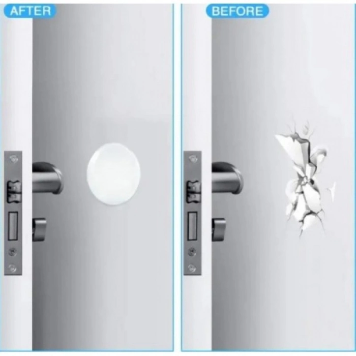 Özel Üretim Mobilya Kapı Yüzey Koruyucu Şeffaf Silikon Mobilya Kapı Durdurucu Darbe Pedi 6lı Set