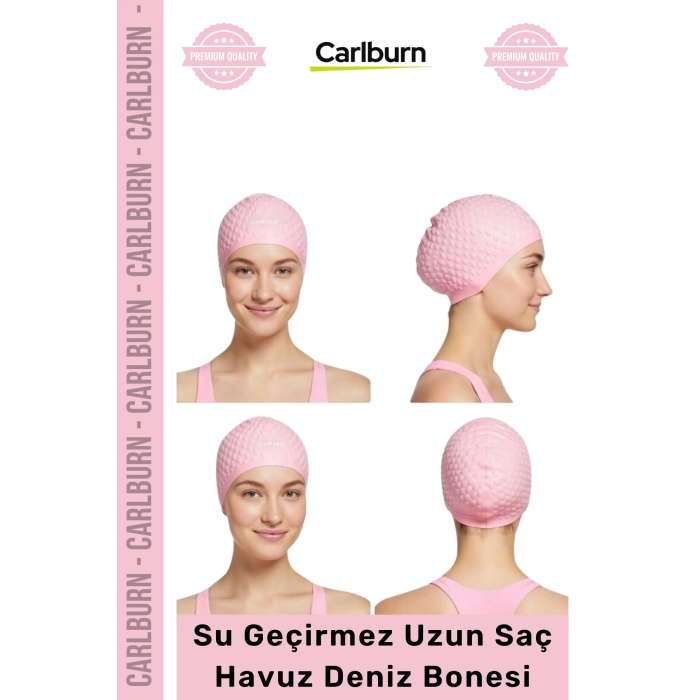 #Bone Kaymaz Su Geçirmez Sızdırmaz Silikon Yüzücü Elastik Yüzme Şapkası Havuz Deniz Uzun Saç Bonesi