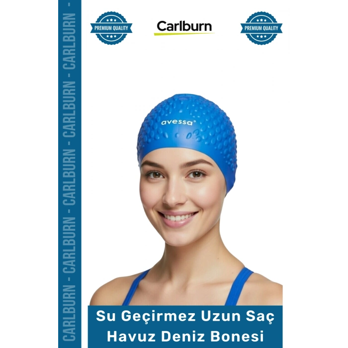 #Bone Kaymaz Su Geçirmez Sızdırmaz Silikon Yüzücü Elastik Yüzme Şapkası Havuz Deniz Uzun Saç Bonesi